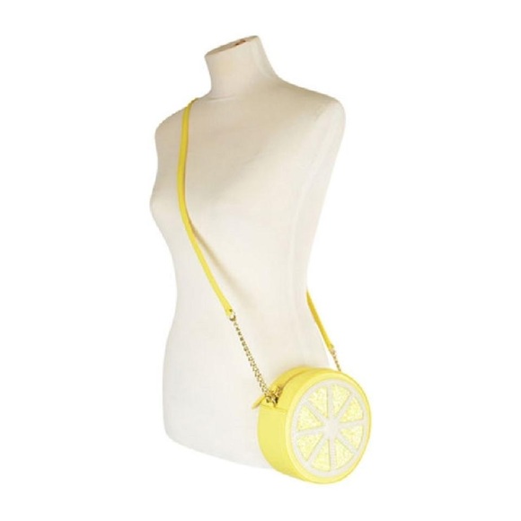 Kate Spade ♠️ Micha clutch lemon leather crossbody - Picture 2 of 8